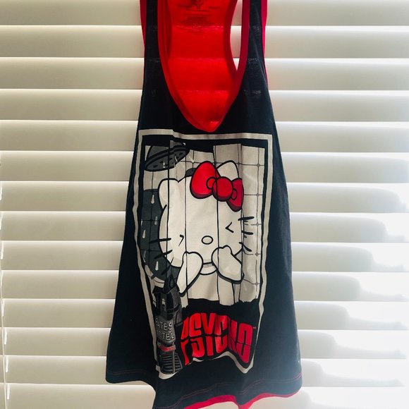 Universal Studios Hello Kitty Psycho Bates Motel Tank Top XS - NWT - Picture 1 of 4